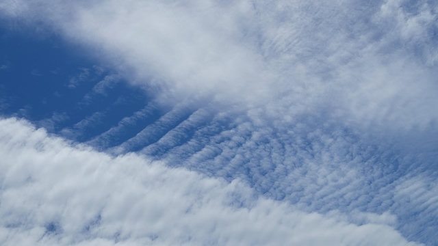 Streaky clouds