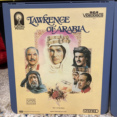 Lawrence of Arabia (RCA 13053, videodisc, 1983)