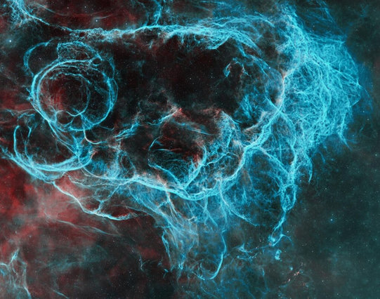 Section of the Vela Supernova Remnant
