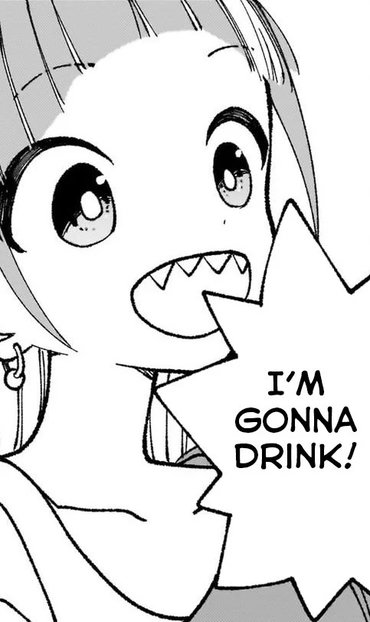 Manga Kikuri Hiroi: "I'm gonna drink!"