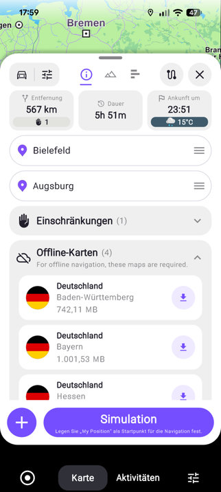 Offline Karten