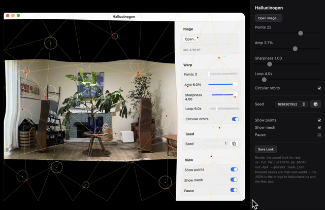 Turns out a SwiftUI Metal shader's per-pixel Shepard blend can port to a WebGL fragment shader.