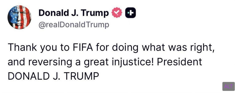 Tweet from the grand rapist of America 