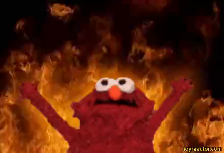 Elmo reigning fire