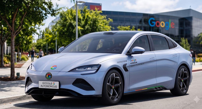 Ein bild eines möglichen Google Autos