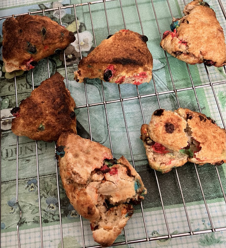 Scones, there are really dark and the other three just right.