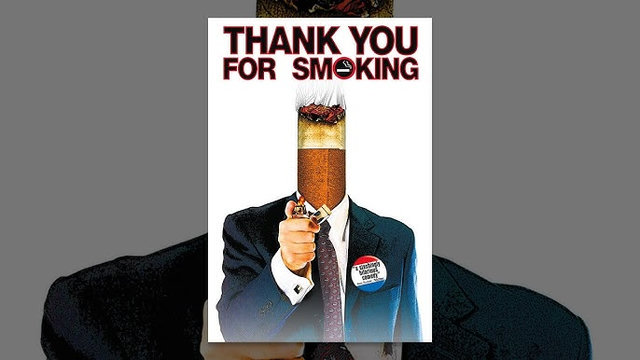 Thank you for smoking poster